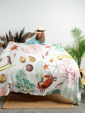 Nappe en lin Animaux de l’océan – 170 × 250 cm – vue 1