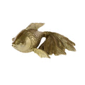 Poisson d'or mural, or (26x17x11)
