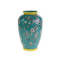 Vase Sakura bleu/jaune