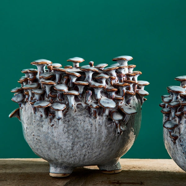 Vase décoratif Champignons,gris — vue 4