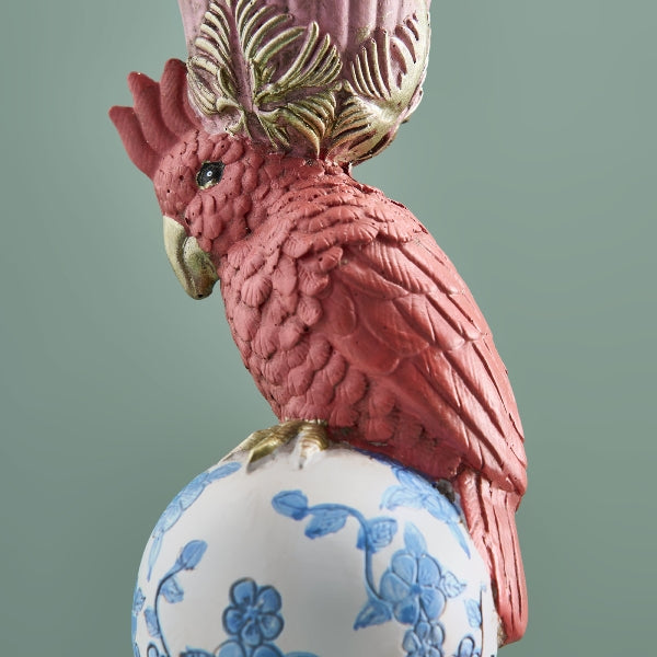 Bougeoir oiseau sur éléphant, rose — vue 3