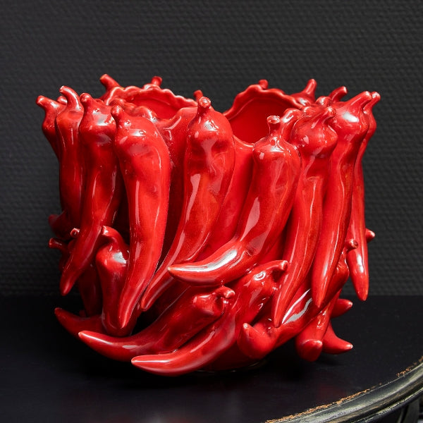 Vase Chili rouge Bordeaux — vue 2
