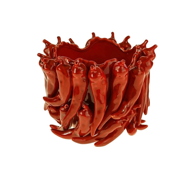 Vase Chili rouge Bordeaux