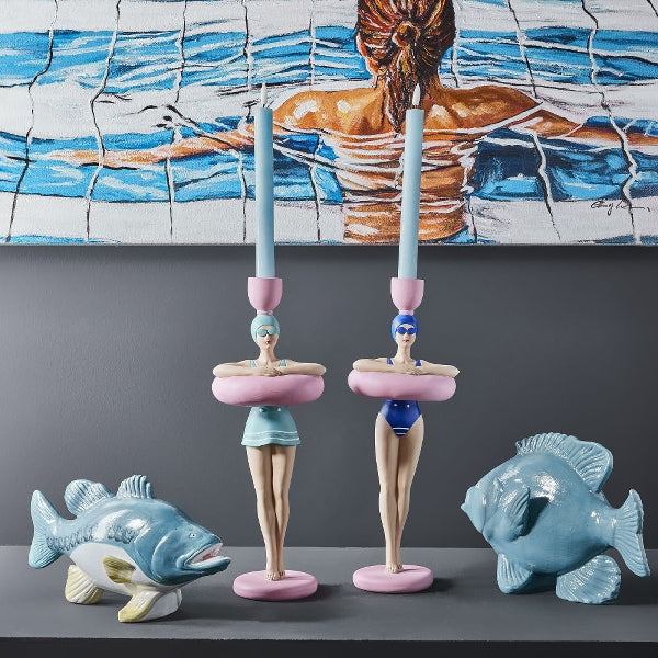 Poisson, bleu/jaune — vue 3