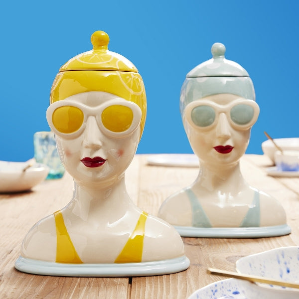 Femme en maillot de bain, jaune — vue 2