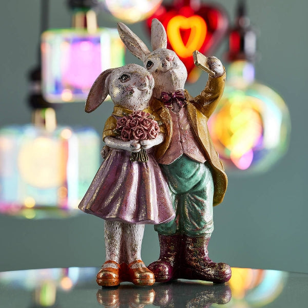 Figurine décorative selfie bunnys — vue 2