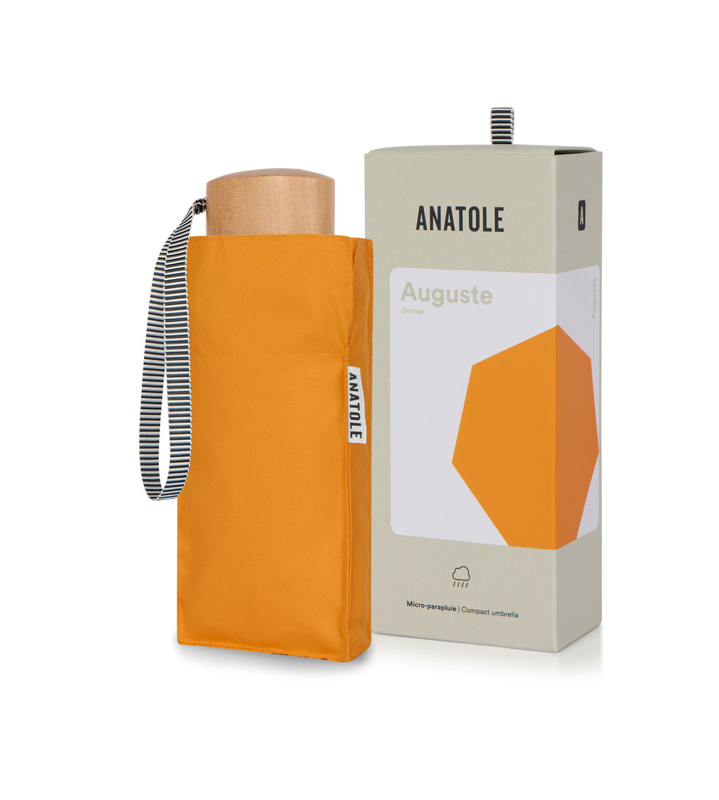 Mini parapluie Auguste – orange – vue 1
