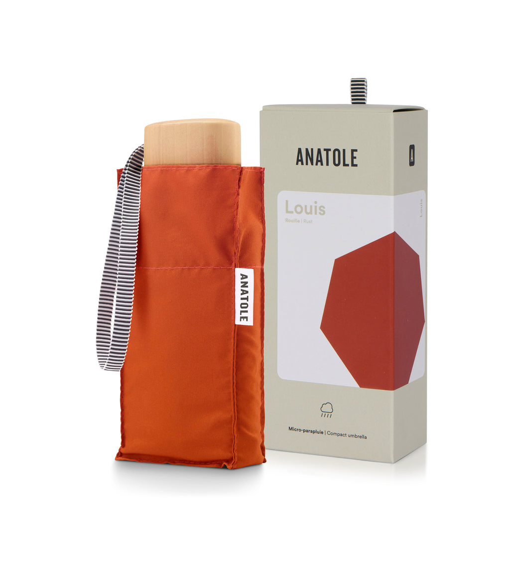 Mini parapluie Louis – rouille – vue 1