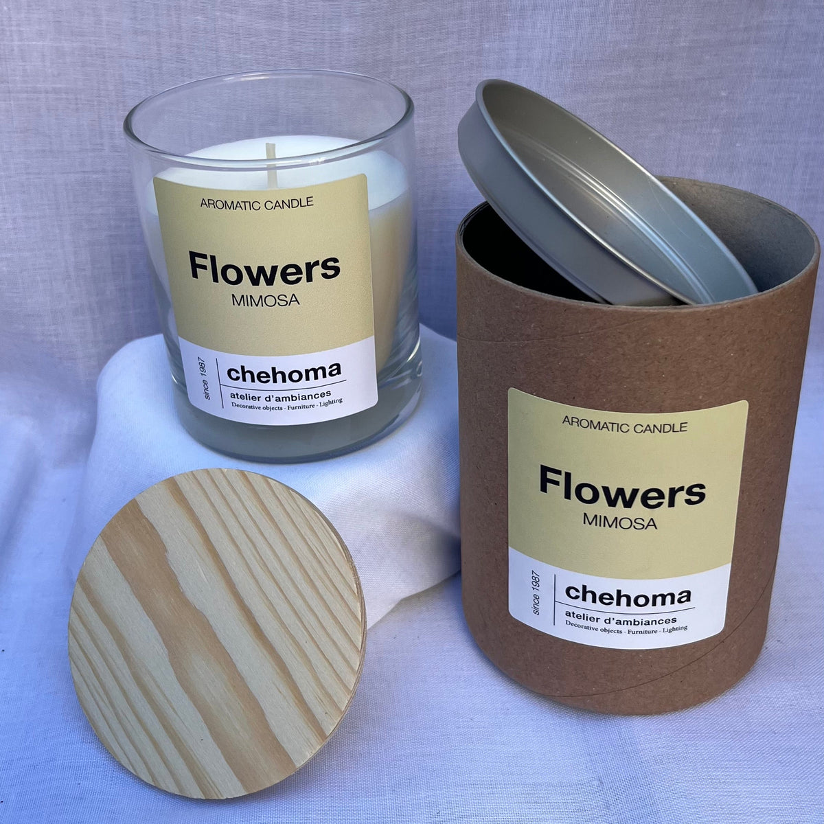 Bougie Flowers Mimosa 40 h