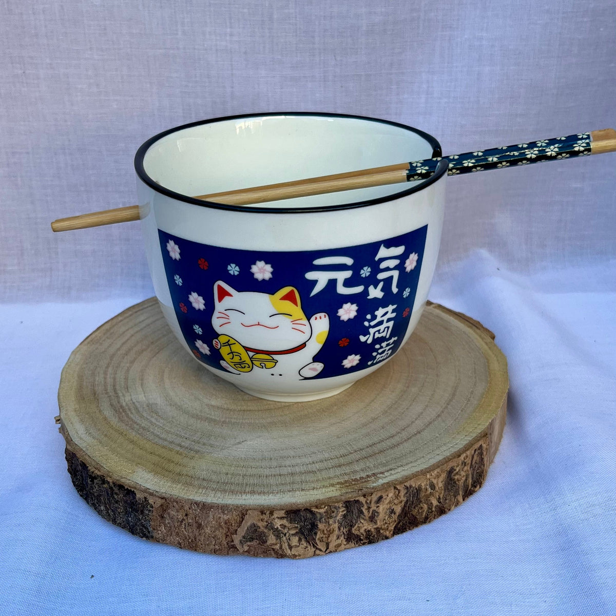 Bol à ramen Kitty + baguettes