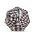 Mini parapluie Bloomsbury – vichy noir et rose – vue 1