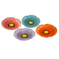 Assiettes à dessert assorties Poppy fleurs