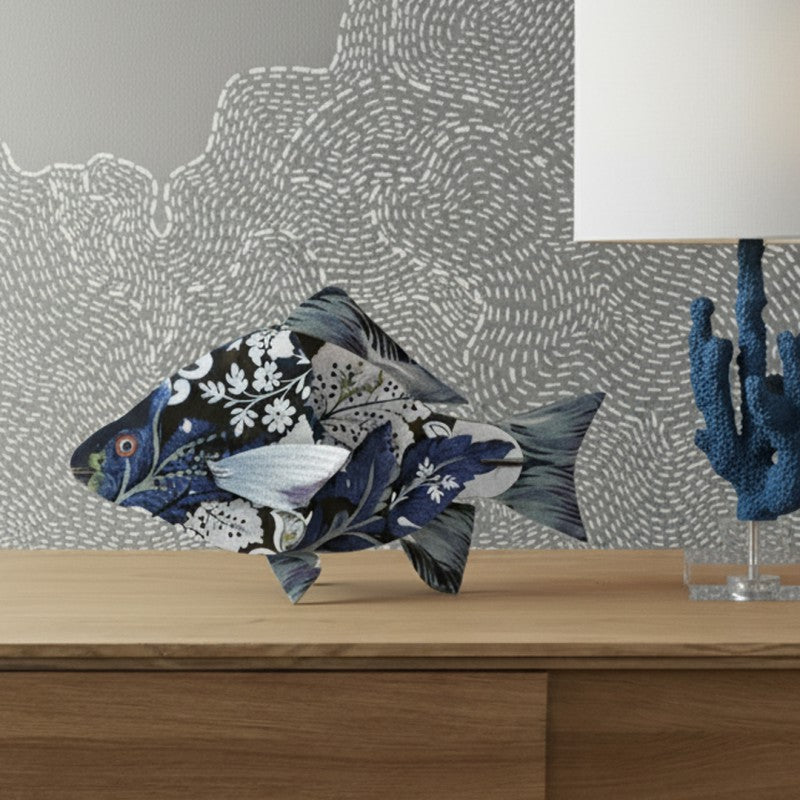 Grand poisson décoratif Carpe Diem – vue 2