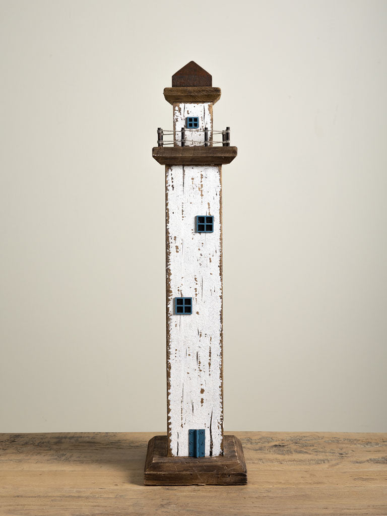Grand phare bois blanc - vue 1