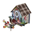 Nichoir décoratif I’m Back! avec oiseau en tissu – vue 1