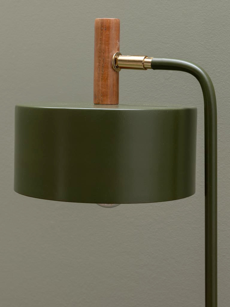 Lampe de bureau verte olive - vue 2