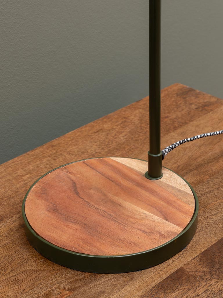 Lampe de bureau verte olive - vue 3