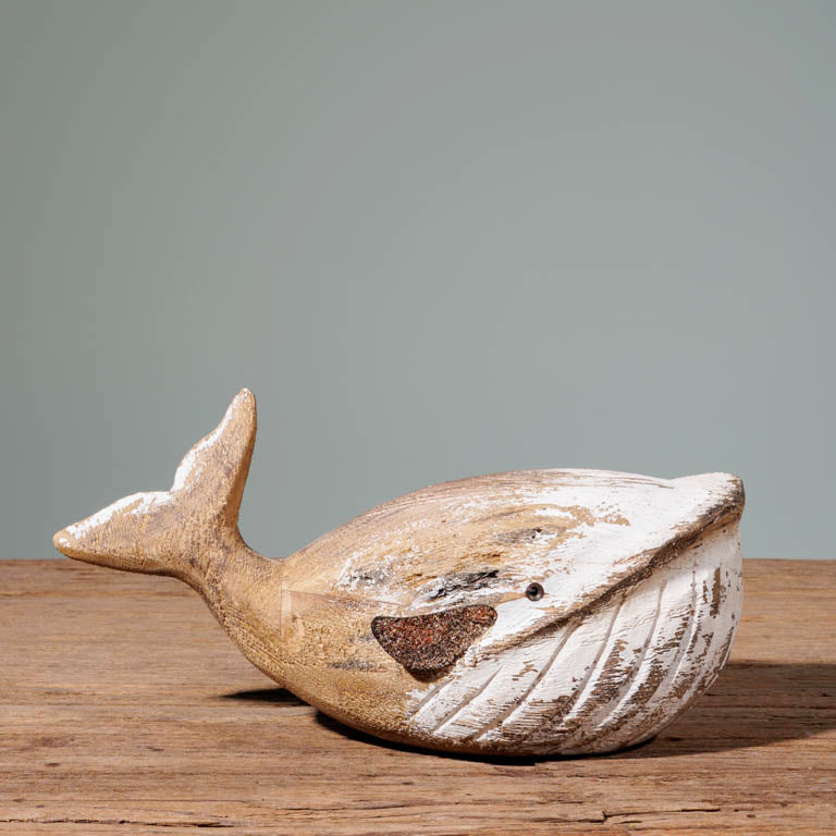 Baleine en bois naturel - vue 1