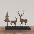 Bougeoir cerfs en forêt - vue 1