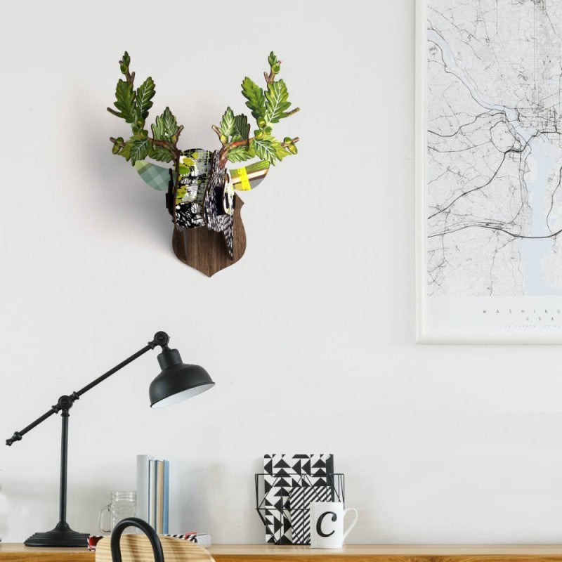 Tête de cerf Lovers’ Oak – vue 3