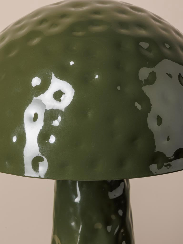 Petite lampe champignon vert Bossué - vue 4