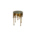 Table d'appoint Drops avec plateau en verre