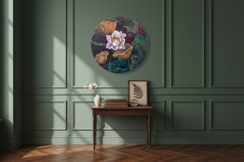 Toile fantaisie aquatique mise en scène