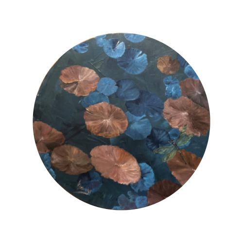 nenuphar brun bleu